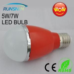 Red Colour 5W/6W/7W/9W LED Bulb