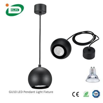 Contemporary GU10 Hanging Lights Loft Kitchen Dining Table LED Ball Pendant Lamp Fixture Dia120mm