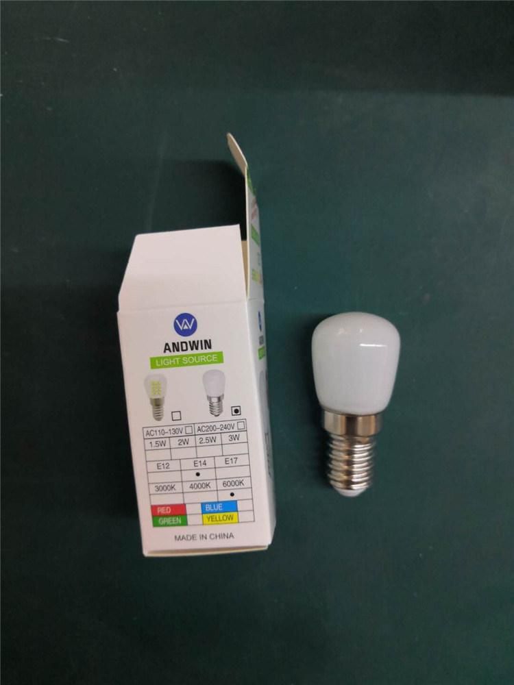 China Factory LED Bulb E14 Low Noise Good Heat Dissipation Fridge LED Bulb
