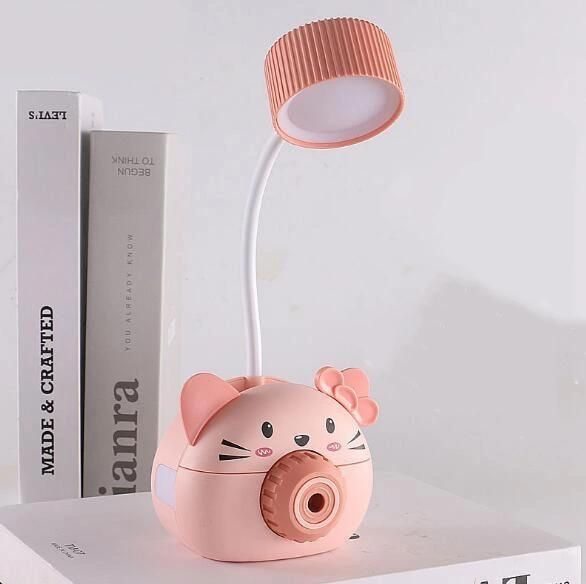 Battery Operated Pen & Phone Holder LED Desk Lamp Kids Night Lights