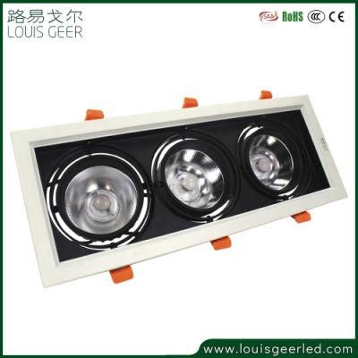 China Modern Accoustical 36W Inserts LED Balcony Ceiling Downlight Fixtures Plastic Downlight, LED Bulb Light