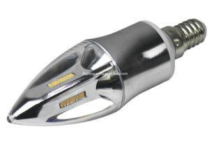 Aluminum Heat + Glass SMD3014*32PCS E14 LED Bulb (IF-LB60061)