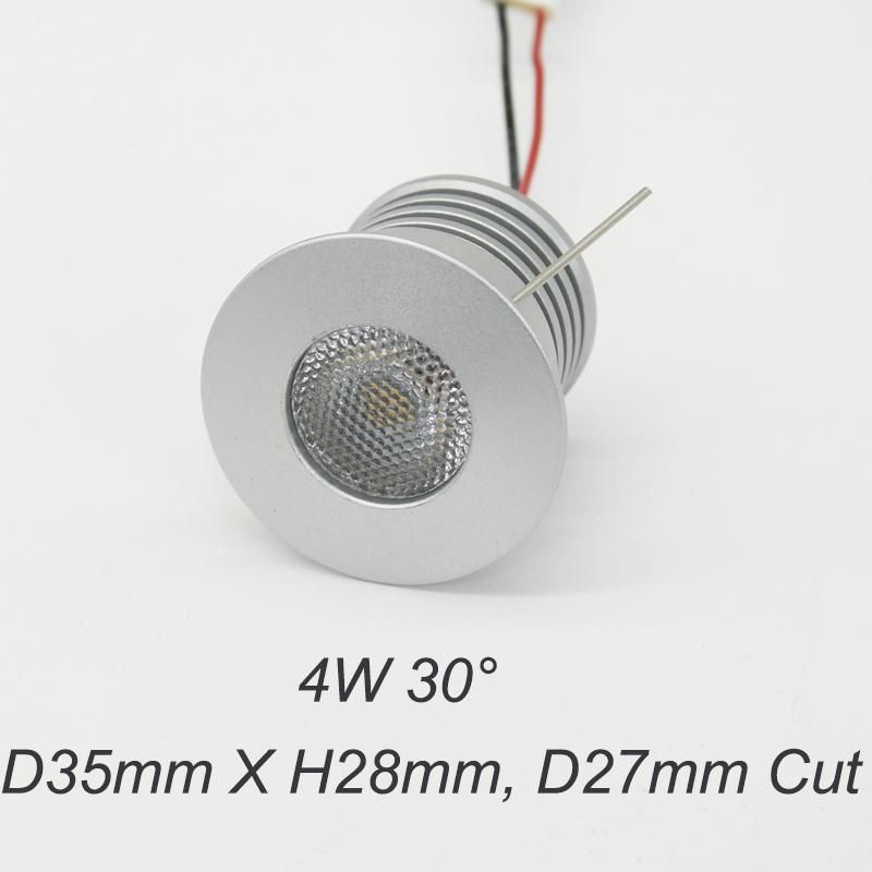 4W LED 12V 24V Mini Spot Ceiling Lamp Spot Light Bulb Light Cabinet Wall Roof Showcase