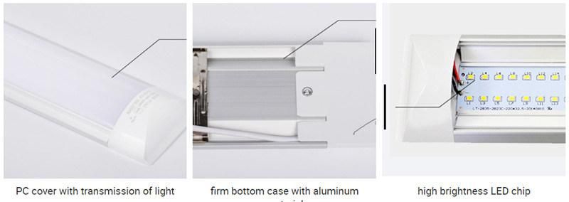 CRI Ra > 95 LED Linear Purification Light IP54 Batten Lamp