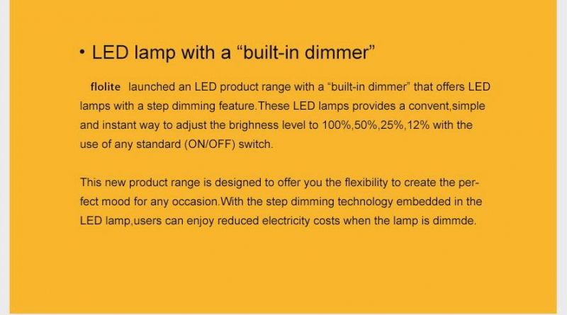 C37 LED Dimming Bulb
