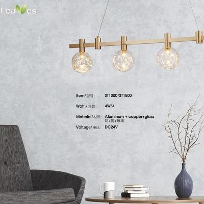 Dexterous Series DC24V LED18W 3000K/6000K Home Hotel Designer Decoration Modern Ceiling Chandelier Black Golden Pendant Lamp Indoor DIY Light