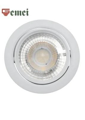 LED Lamps White Modern Ceiling Spotlight Round 6W Adjustable Downlight Light with Ce RoHS