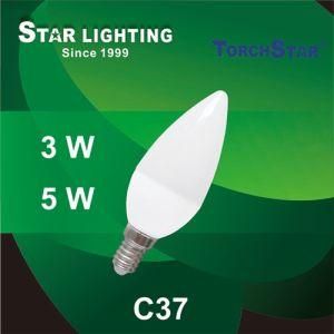 2700k 5W E14 SMD LED Candle Bulb with 20000hrs Lifetime