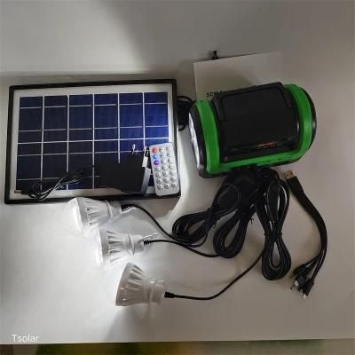 Solar Portable Power System System with FM Radio LED Down Light