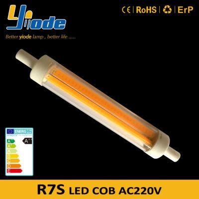 Dimmable R7s COB LED Bulb Lamp J118mm COB Floodlights 10W 2700K CRI85