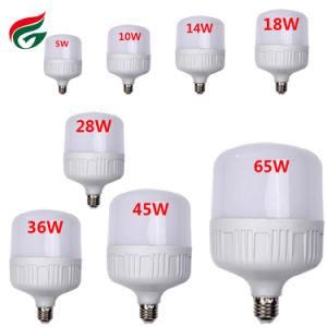 5W 18W 28W 65W Energy-Saving High Probability White Light Lighting LED Bulb