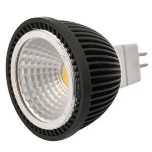 12V 3W MR16 COB LED Spotlight with Black Aluminium House