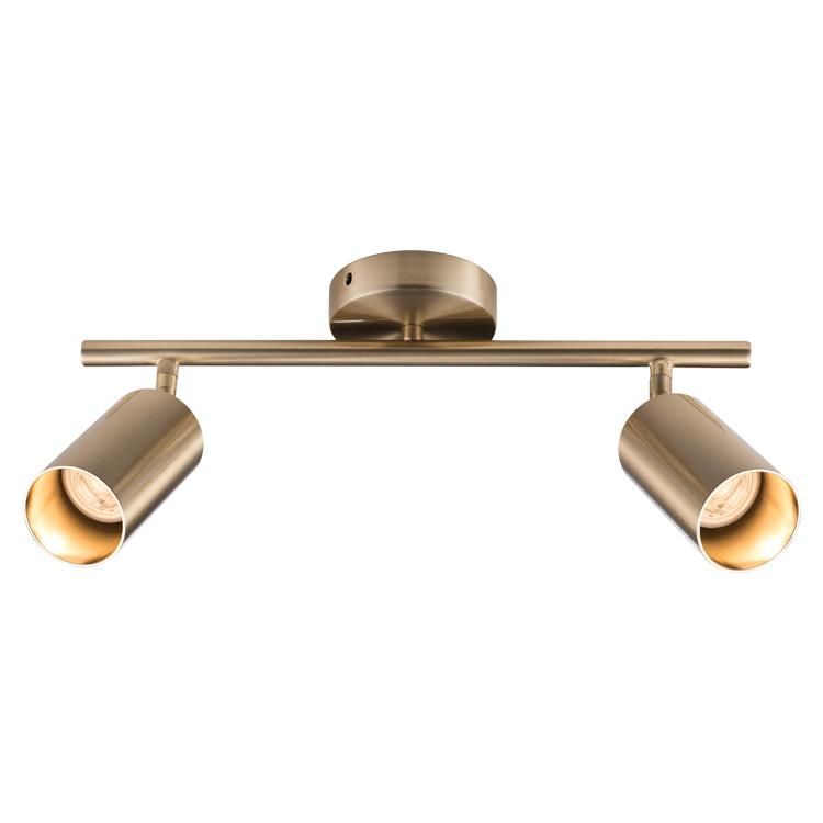 Modern Spotlight Golden Finish Suspension Mounted for Chain Store