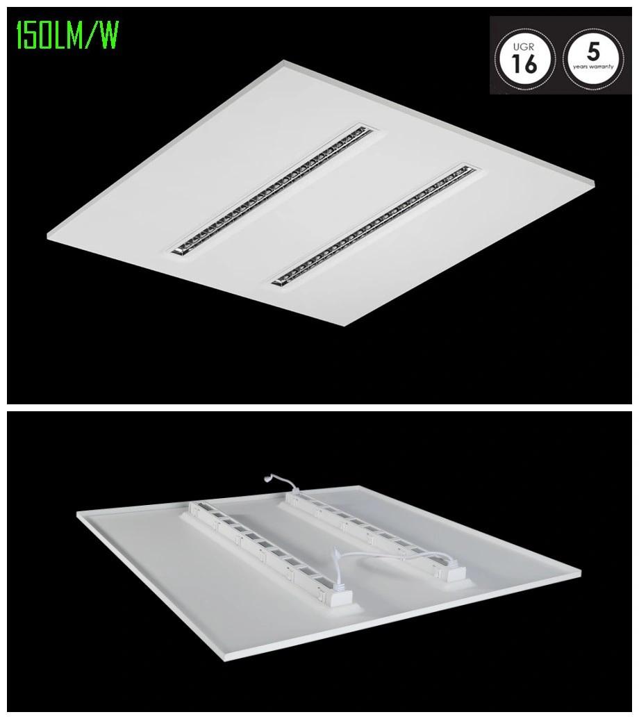 Modular Design Ugr<16 150lm/W Ceiling Dimmable 60X60 LED Panel Light