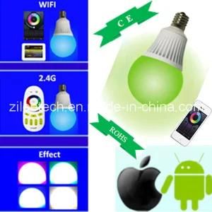 Club Light E26 E27 B22 Base 5W RGBW Smart Home Light Bulb WiFi Remote Control LED Lamp