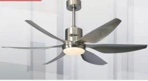 Vintage Style Fan Lamp 5 ABS Blades DC Motor Ceiling Fans with LED Lights Remote Control
