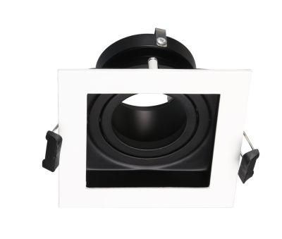 LED Downlight Housing Square LED Downlight Module Mounting Rings with CE