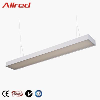 30W Adjustable Recessed Replacement LED Tube Fixture Office Emergency LED Linear Light Batten Light