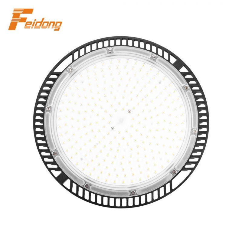 Non-Isolated Driver AC100-265V PF0.9 Ra80 110-120lm/W High Bay LED Light 100W 150W 200W