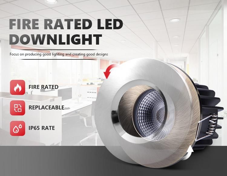 2700K-6500K Aluminium Housing IP20 LED Downlight 12W