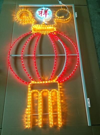 LED Lantern Rope Motif Light for Chinese New Year Decoration
