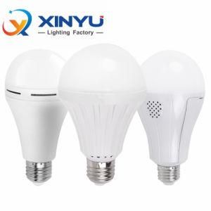 LED Emergency Bulbs 9W 12W 15W 1200mAh 1500mAh Raw Material E27 B22 for Outage Camping Rechargeable LED Bulb