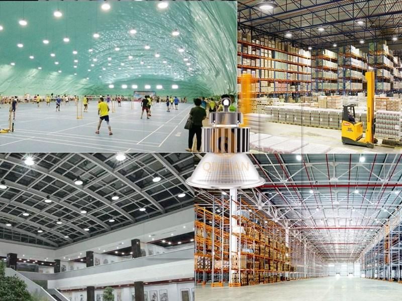 Wide Voltage 100V 120V 240V 277V 347V 480V 150lm/W Dimmable High Power Ceiling LED High Bay Light for Indoor Industrial Factory Workshop Warehouse Lighting 150W