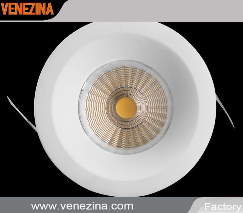 2020 New IP44 6W/10W COB LED Spotlight Round Fixed LED Down Light Ceiling Recessced Commercial Downlight