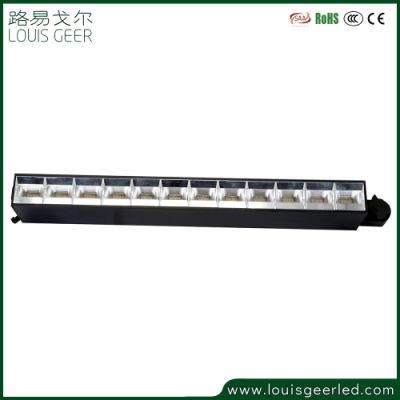 Surface Mounted Commercial Indoor Lighting Manufacture LED Linear Strip Track System Tube Light Three Side Light