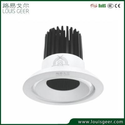 Professional Customization Indoor Ceiling Recessed Adjustable Aluminum Die-Casting LED Downlight Spot Light 12W 15W Dimmable COB LED Downlight