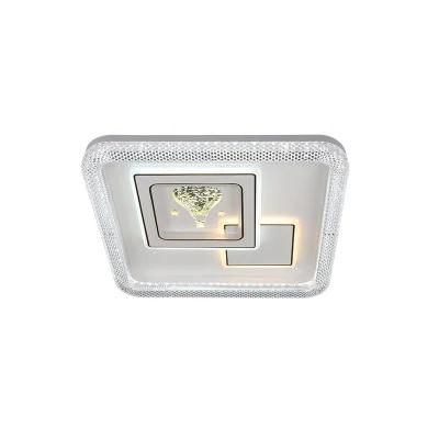 Dafangzhou 146W Light China Flush Kitchen Lights Manufacturer Professional Lighting Sliver Frame Color LED Ceiling Lamp Applied in Living Room