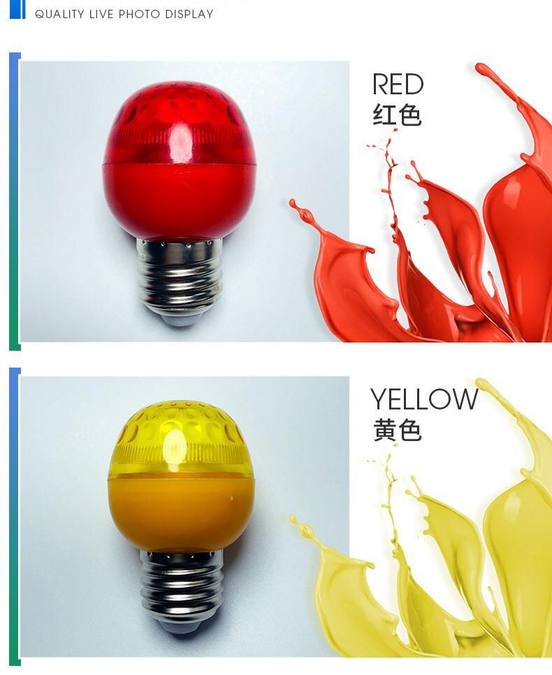 Honeycomb Christmas Holiday Colorful LED Bulb