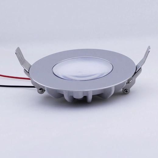 Boat RV Interior Cabinet Lighting 24V Aluminum Blue White Marine LED Ceiling Light