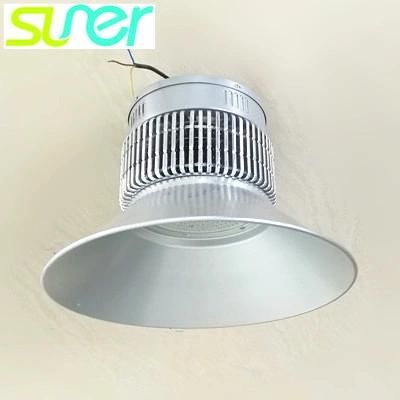 Suspended Shop Lighting LED High Bay Light 150W with 120d Matt Shade 6000-6500K Cool White 100lm/W