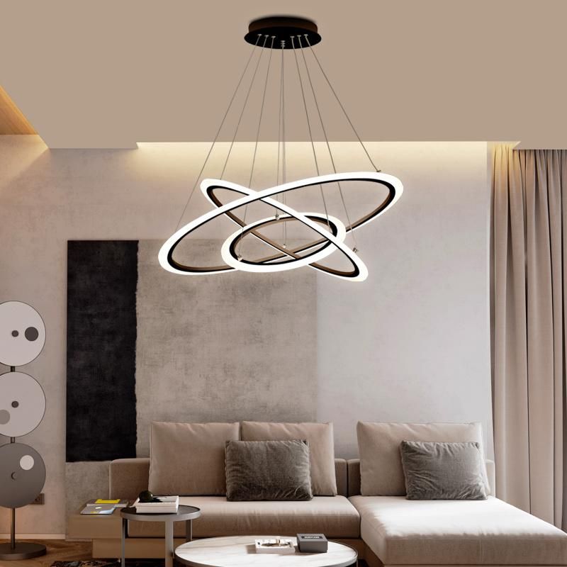 2022 Dining Room Modern Decorative Circle Lamps LED Pendant Light