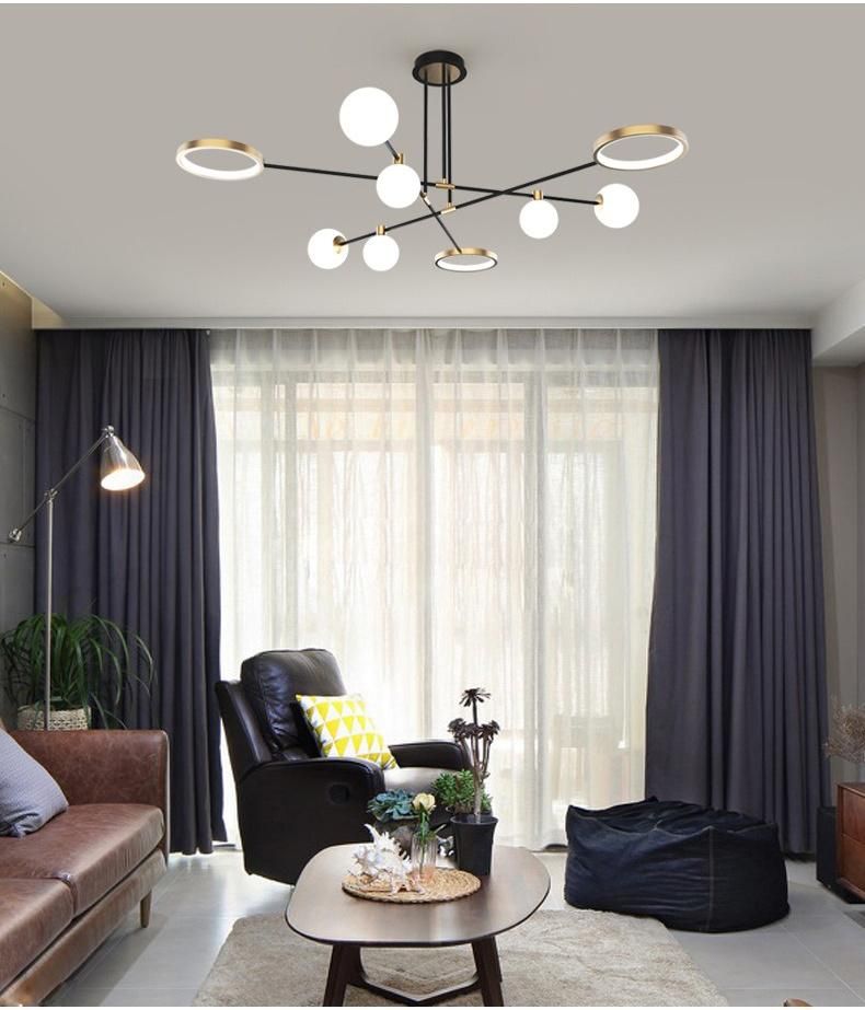 2022 Nordic Living Room Geometry Home Decorative Lamp LED Flush Mount Ceiling Light for Home