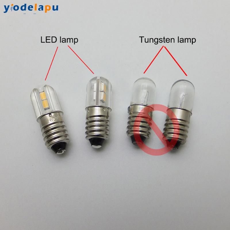 E10 Ba9s 6V 12V 24V 48V 60V 110V 220V 1W LED Indicator Bulb