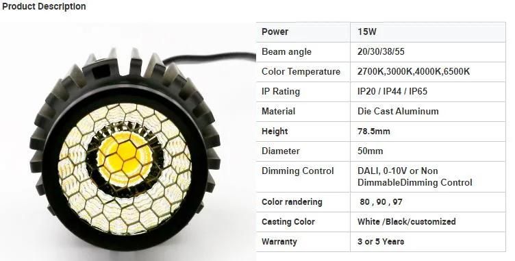 LED Module Down Light MR16 Bean 10/20/30/38/55degree LED Spot Light