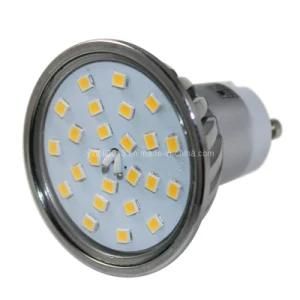 New Dimmable 400lm 2700k Ww 24 2835 SMD LED Cup Spotlight Bulb GU10