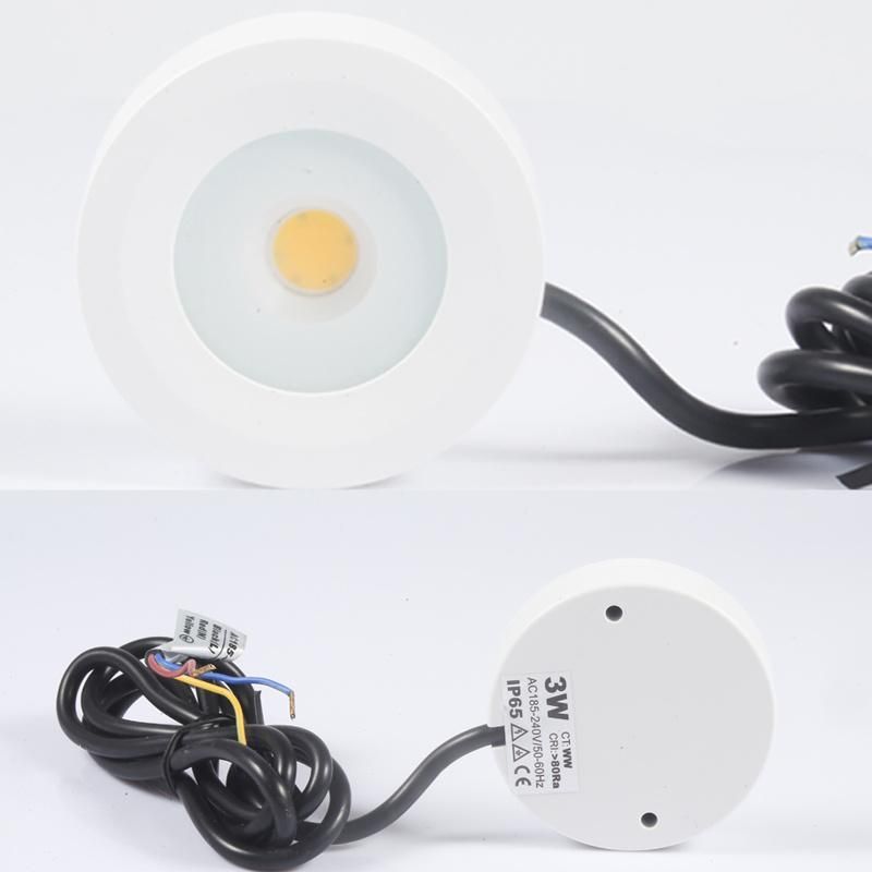 5W Slim 25mm IP65 LED Cabinet Light Surface Ceiling Lighting Kitchen Lamp 220V