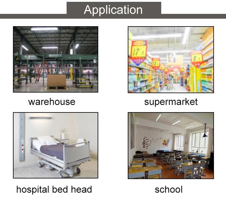 Modern Commercial Linear Direct Indirect LED Lamp for Warehouse