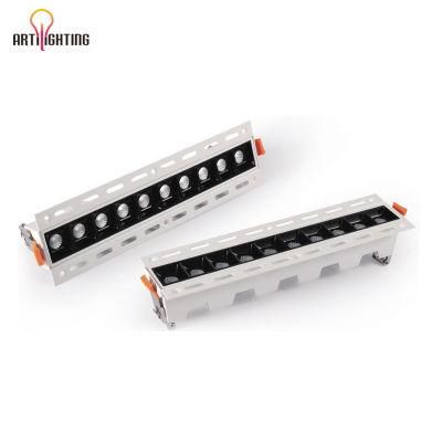 Professional High Flux Light and Customized Rectangle Linear Downlight LED Lights for Car Wash LED Detailing Lighting