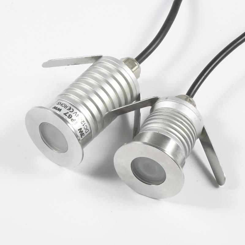 1W 3W IP67 Underground LED Lighting Lamp DC 12V 24V