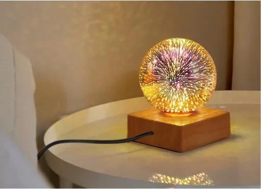 3D Romantic Room Nightlamp LED Bedside Firework Lights