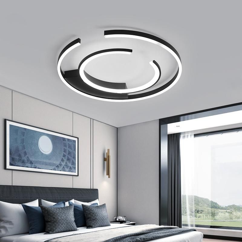 Round Acrylic LED Ceiling Light for Bedroom Villa