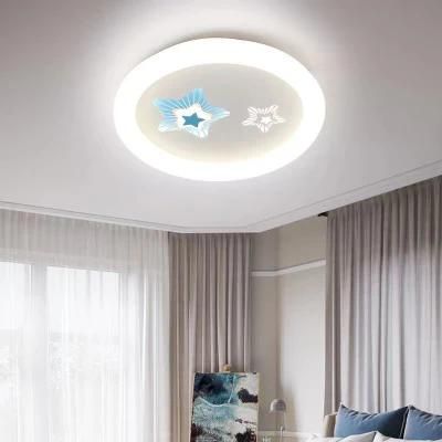 Contemporary Nordic Ceiling Light Round Flush Mount Ceiling Lighting Elegant Modern LED Ceiling Lamp