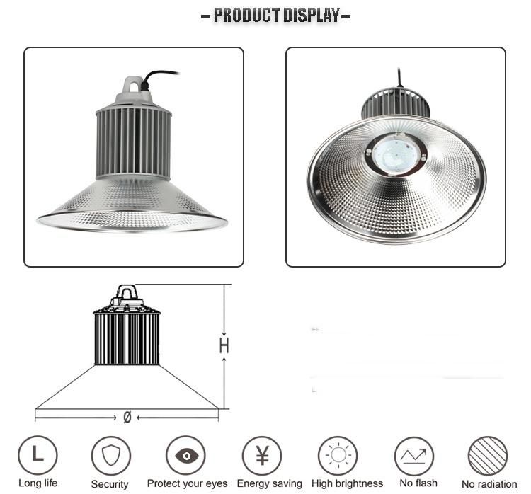 Wholesale 5years Warranty Excellent-Chips Aluminium 130lm/W 60W - 400W Indoor Stadium Warehouse LED High Bay Light (CS-RGA)