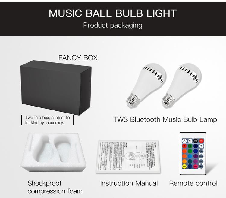 Color Change Smart RGBW 6W Music Mobile Control LED Lamp