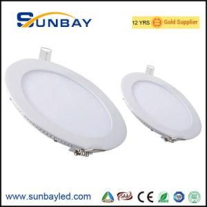 White Housing Round LED Panel Light 12W 15W 18W 20W 9W 6W