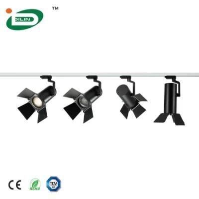 4 Leaves 12W Spotlight Barn Door LED Track Light Indoor Spotlight